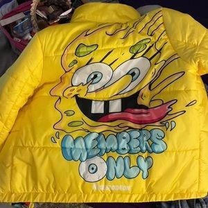 Members only reversible puffer